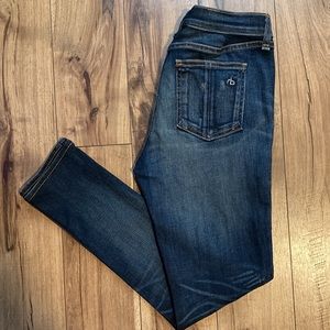 rag & bone Women’s Skinny Jeans 25 Style Cate W1502K520 Color Sheffield Denim